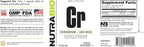 NutraBio Chelated Chromium GTF - 200 mcg - 90 Vegetable Capsules - Supports Healthy Metabolism