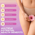 Feminine Probiotics Gummies for Women, Vaginal Probiotics with Slippery Elm,Prebiotics & Probiotics Supports pH Balance,Immune Health, Vegan, Non-GMO, Pineapple Flavor,60 Gummies 1 Pack