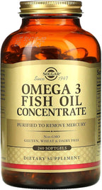 Solgar Omega-3 Fish Oil Concentrate, 240 Softgels