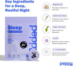 peppy Sleep Patches 3 Pack 90 Count - Nighttime Herbal Patch with Valerian, Hops & Natural Botanicals - Gentle Restful Sleep Aid Transdermal Patch for Adults - Relaxation Support