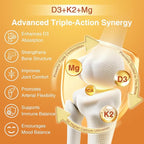 DRFOSTER Vitamin D3 K2, 10000 IU Vitamin D3 Plus 180 mcg of Vitamin K2, Supplements for Adults for Bone & Heart Health Support, 120 Capsules