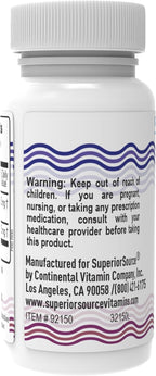 Superior Source Stabilized NMN (Nicotinamide Mononucleotide) 125 mg, Quick Dissolve Sublingual Tablets, 60 Ct, GMP Third Party Tested, Boost NAD+ & Cellular Energy Metabolism, Healthy Aging, Non-GMO