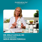 PUREHEALTH RESEARCH Nerve Regen Formula - Nerve Support Supplement for Feet & Hands - with Alpha Lipoic Acid ALA, Benfotiamine, Acetyl L-Carnitine, Vitamin B2, B6, B12, D3 & More - 6 Bottles