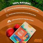 Amazon Andes Aguaje Fruit Powder - Buriti Wild Harvested in Peru - Support Menstrual Disorder - Non-GMO Allegen-Free & Vegan - Halal - Contains Phytoestrogens - 5.2 Ounce (40 Servings)