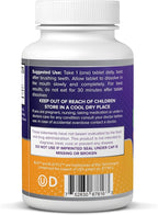 Oral Probiotic Supplement with BLIS K12 4 Billion CFU - Now Dairy Free - Doctor Formulated 30 Day Supply Bottle for Bad Breath, Strep, Cavities, Gum and Oral and Dental Health - Sugar Free - USA Made
