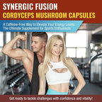 Cordyceps Mushroom Capsules - Immune & Energy Support Supplement with Cordyceps Militaris, Maca Root, Ginseng, Rhodiola, Mushroom Supplement for Endurance, Stamina, Athletic Performance, 60 Capsules