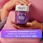 OLLY Sleep Immunity Melatonin Gummy, Vitamin C, Zinc, Echinacea, 3mg Melatonin, Immune and Sleep Support, Berry - 36