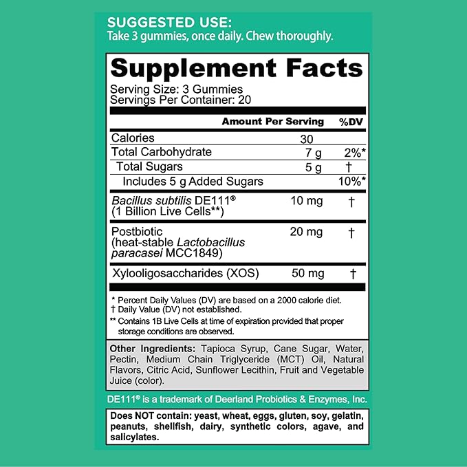 Goli Nutritional Supplement, Pre+Post+Probiotics Gummy - 180 Count - World's First 3-in-1 Gluten-Free, Vegan, Non-GMO, and Gelatin-Free.