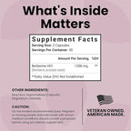 Luma Nutrition Berberine Supplement - Berberine HCL 1200mg Per Serving - Vegan, Gluten Free, Non-GMO - 60 Capsules