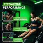 Creatine Monohydrate Gummies Complex 8500 MG for Men & Women, Creatine Monohydrate Supplement for Muscle Growth, Strength & Energy Support, Pre Workout Gummies 120 Count Green Apple Flavor