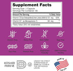 Zahler Vitamin D3 & K2 Advanced D3 & K2 Formula Supports Bone Density & Calcium Absorption, 60 Capsules.