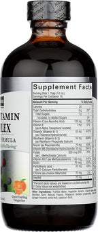 Nature's Answer Liquid Vitamin B-Complex Supports Healthy Energy Levels | Promotes Healthy Nerve Function | All-Natural Tangerine Flavor | Gluten-Free & Benzoate-Free 8oz