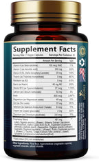 Eye Vitamins Supplements - 3x Strength Eye Health Vitamin with Lutein and Zeaxanthin - Vision Macular Health & Dry Eyes Support With Zinc, Vitamins C E & Minerals, Bottled in USA - 120 Capsules