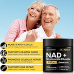 TKTALKER NAD Supplement, 910MG Liposomal Nicotinamide Riboside with Resveratrol & Quercetin, Anti-Aging, Cellular Energy, Mental Focus & Stamina & Healthy, Women & Men, 120 Capsules