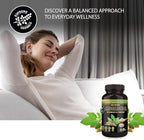 Organic Ashwagandha Capsules 500 mg with KSM-66® & L-Theanine, 120 Veggie Capsules – Non-GMO, Gluten-Free, Soy-Free – Withania Somnifera Herbal Supplement