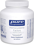 Pure Encapsulations Homocysteine Factors | Supplement to Support Normal Homocysteine Levels and Cardiovascular Health* | 180 Capsules
