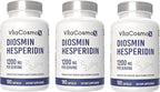 Diosmin Hesperidin 1200 mg Complex, 180 Capsules, Citrus Bioflavonoids Rich Fruit Extract, 100% Vegetarian, Non-GMO & Gluten Free Diosmin Supplement with Max Strength - 3 Packs
