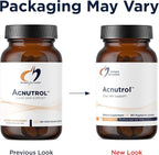 Designs for Health Acnutrol Clear Skin Support Pills - Pantothenic Acid + 50000 IU Vitamin A, Vitamins D + E, Carnitine + Minerals - Non-GMO + Soy Free Oral Supplement (180 Capsules)