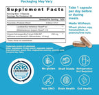 Nutricelebrity Optimal Stress Relief Supplement, Mood Support, Sleep Aid, Ashwagandha Organic, KSM-66, Brain Focus, Probiotics for Women, Gut Health, Vegan Non GMO 60 Days Supply - 2 Pack