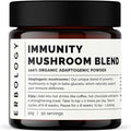 Erbology Organic Immunity Mushroom Complex 50 Servings - High in Beta-glucans - Reishi, Cordyceps, Lion's Mane, Turkey Tail - Sustainably Grown in Europe - Vegan - Non-GMO - No Added Fillers