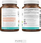 Certified Organic Vitamin C Supplement - Whole Food Acerola Vitamin C Immune Support Supplement for Seasonal Wellness with Naturally Occurring Bioflavonoids Polyphenols & Cofactors (1 Month Supply)