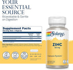 Zinc 50mg Solaray 100 Veg Cap - Pack of 3