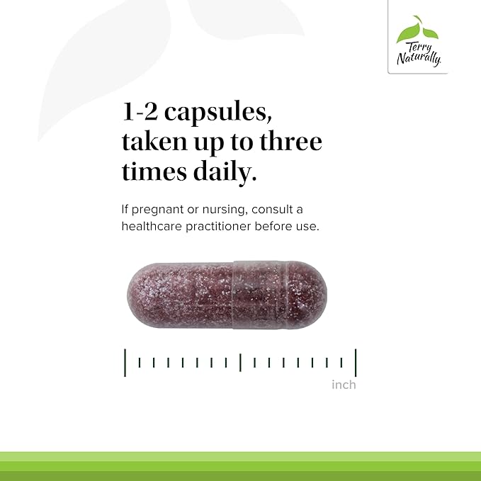Terry Naturally Tart Cherry - Antioxidant Supplement to Support Healthy Uric Acid Balance & Joint Health - Nutritional Supplement - Dietary Supplement to Aid Recovery After Exercise - 120 Capsules