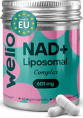 Liposomal NAD Supplement 601mg | Third-Party Tested, High Purity NAD+ | Anti-Aging & Cellular Health | NMN Supplement Alternative | Advanced NAD+ Supplement for Women & Men – 60 Capsules
