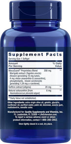 Life Extension MacuGuard 90 softgels (Pack of 2) with Saffron & Astaxanthin