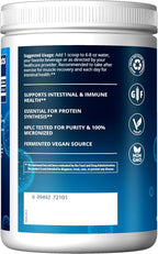 MRM Nutrition L-Glutamine | 5000mg | Recovery | Amino Acid | Muscle Support | Immune + Gut Health | Fermented | 65 Servings