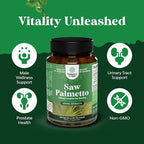 Natures Craft Saw Palmetto for Men with Beta Sitosterol - Saw Palmetto Extract Prostate Health Supplement for Men Bladder Control and Prostate Support - Restoring Hair Supplement - 200 Count