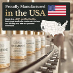Spermidine Supplements - 1260mg | Ultra-Pure 99% Spermidine, Made in USA & USA 3rd-Party Tested |100x More Potent, Spermidine Supplements for Women & Men, Longevity Support