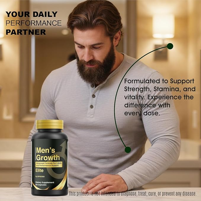 (2 Pack) Mens Growth Capsules, Official MensGrowth Supplement with Premium Ingredients for Maximum Strength & Overall Wellness, All Natural Advanced Formula Support Pills for Reviews (120 Capsules)