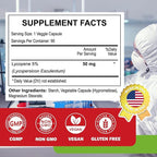 Lycopene Supplements for Men 50mg, Natural Tomato Antioxidant Supplement, 90 Veggie Capsules-Cardiovascular Health, Immune Support & Skin Health, 3 Month Supply