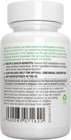 Igennus Sublingual Vitamin B12 Complex 1000mcg, Methylated Methylcobalamin, Adenosylcobalamin & Hydroxocobalamin, High Absorption & Clean, 180 Servings, Sugar-Free & Vegan