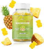 BeLive Magnesium Glycinate Gummies 200 mg - Sugar Free Supplement for Muscle Relaxation, Sleep Support, & Heart Health for Adults & Kids - Pineapple Flavor - 2 Pack, 120 Count