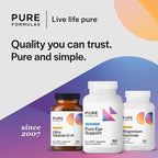PureFormulas Pure Eye Support | Lutein and Zeaxanthin Supplement - 90 Vegetarian Capsules, 2-Pack