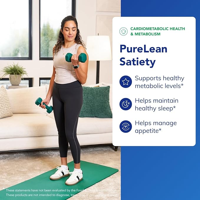 Pure Encapsulations PureLean Satiety - Supports Fullness Signaling, Nutrient Metabolism & Healthy Eating Habits* - Gluten-Free & Non-GMO - 60 Capsules (60 Servings)