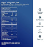 FOCL Night Magnesium Sleep Drink Mix, Natural Sleep Aid Powder for Adults with L-Theanine, Apigenin, Reishi and GABA, Sugar-Free, Non-GMO, Salted Chocolate