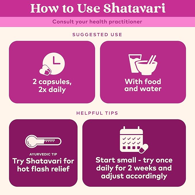 ORGANIC INDIA Shatavari Capsules - Herbal Supplement, Supports Hormonal Balance & Immune System, Vegan, Gluten-Free, USDA Organic, Supports Reproductive Health - 60 Capsules