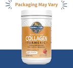 Garden of Life Multi-Sourced Collagen Peptides + Turmeric Powder - Apple Cinnamon, 20 Servings, for Women Men Joints Mobility, Hydrolyzed Collagen Protein Powder Supplements