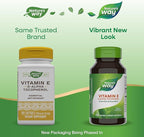 Nature's Way Vitamin E, D-Alpha Tocopherol, Essential Antioxidant, Helps Neutralize Free Radicals*, 268 mg per Serving, 100 Softgels (Packaging May Vary) - 2 Pack
