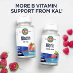 KAL Vitamin B12 Methylcobalamin 5000mcg, Healthy Energy, Metabolism, Nerve & Red Blood Cell Support,* Fast Dissolve ActivMelts, Optimal Absorption, Natural Raspberry Flavor, 90 Servings, 90 Micro Tabs