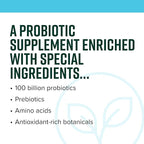 Vibrant Health, Digestive Vibrance, Probiotic Powder Reinvented with Special Ingredients, 100 Billion Probiotics Per Serving, 14 Servings