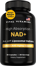Vital Vitamins NAD+ 30 ct + Hyaluronic Acid Capsules 60 ct