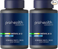 ProHealth Methyl B-12 Methylcobalamin (1000 mcg, 60 sublingual Tablets) (Vitamin B-12) (Pack of 2)
