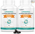 Orgabay Liposomal NAD+ Supplement 500 mg, High Absorption, Boost NAD+ with TMG 250 mg, Actual NAD Plus More Efficient Than Nicotinamide Riboside, Support Cellular Energy, Healthy Aging | 120 Softgels