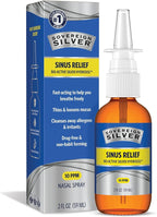 Sovereign Silver Natural Nasal Spray - Colloidal Silver Nasal Spray, Bio Active Nose Mist for Sinus and Immune Support, Adults and Kids, 10 ppm - 2 fl oz (59mL)