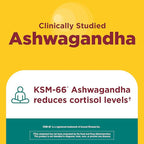 Nature Made Ashwagandha KSM 66 + Reishi Mushroom Capsules, Stress Relief Blend Ashwagandha and Mushroom Supplement, 60 Capsules, 30 Day Supply