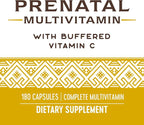Nature's Way Prenatal Multivitamin, with Folate for Healthy Brain and Spinal Development*, Buffered Vitamin C, B-Vitamins, 180 Capsules (Packaging May Vary)